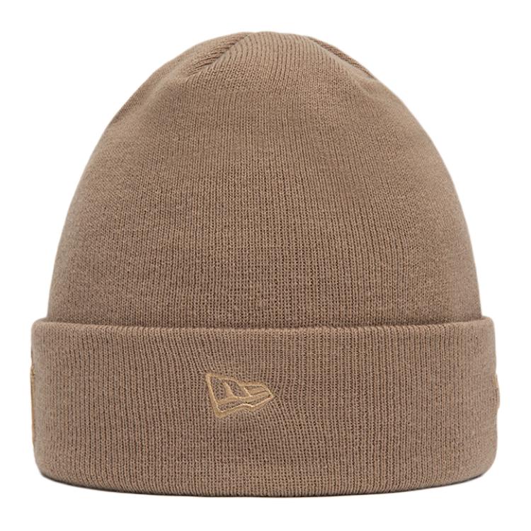 

New Era Акриловая вязаная шапка унисекс коричневая, Brown