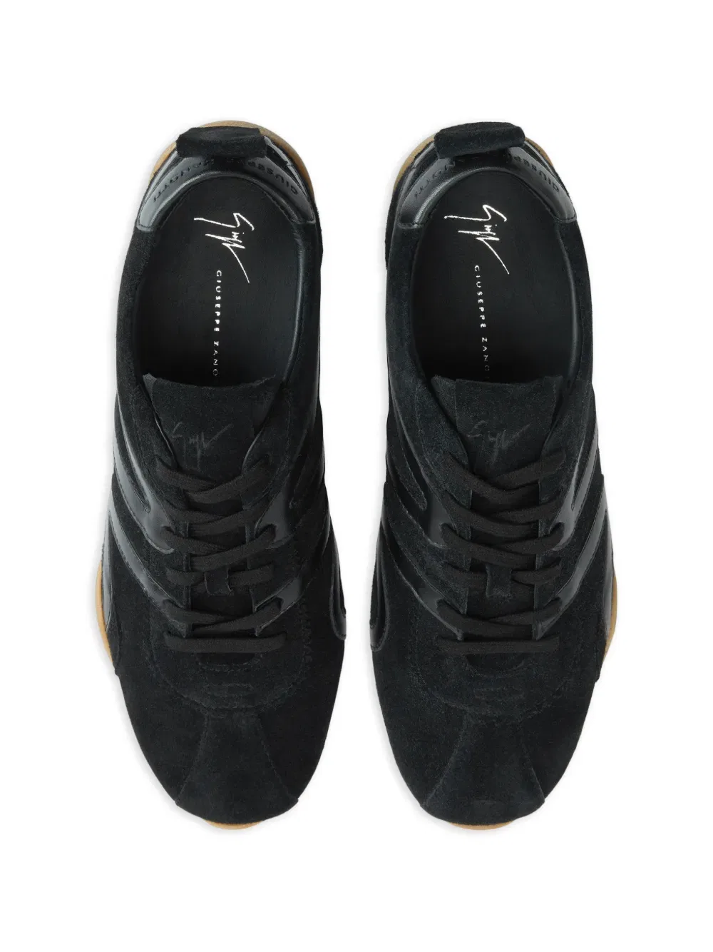 Кроссовки Gz-top на шнуровке Giuseppe Zanotti, черный — фото 4