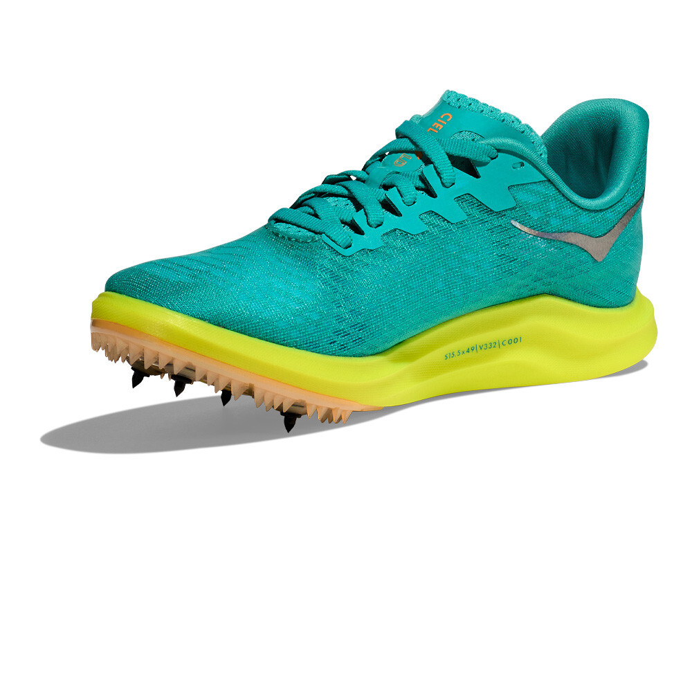 Кроссовки с шипами Hoka One One Cielo X 2 LD Running, зеленый — фото 3