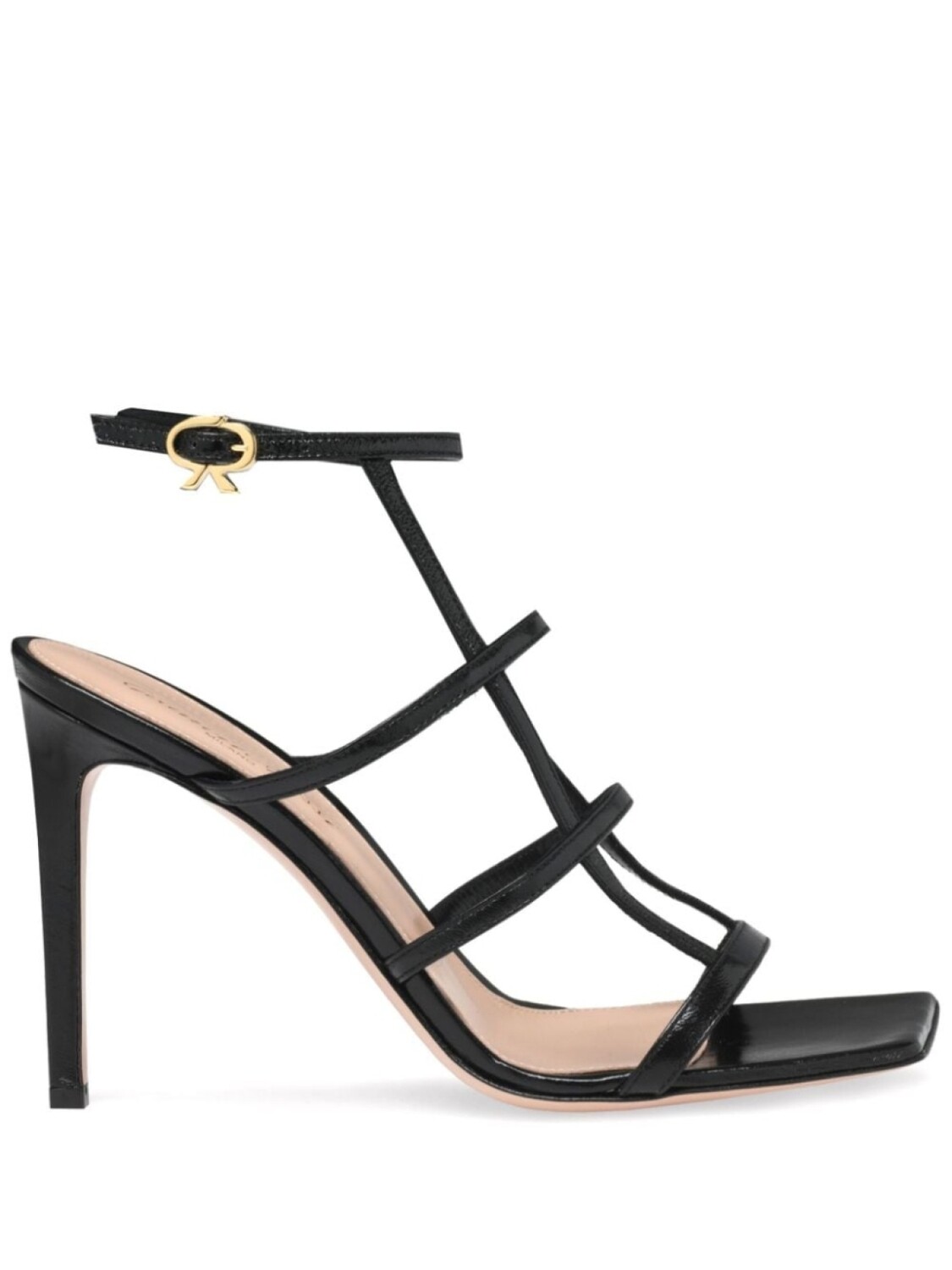 Gianvito Rossi босоножки Mondry 95 с ремешками, черный