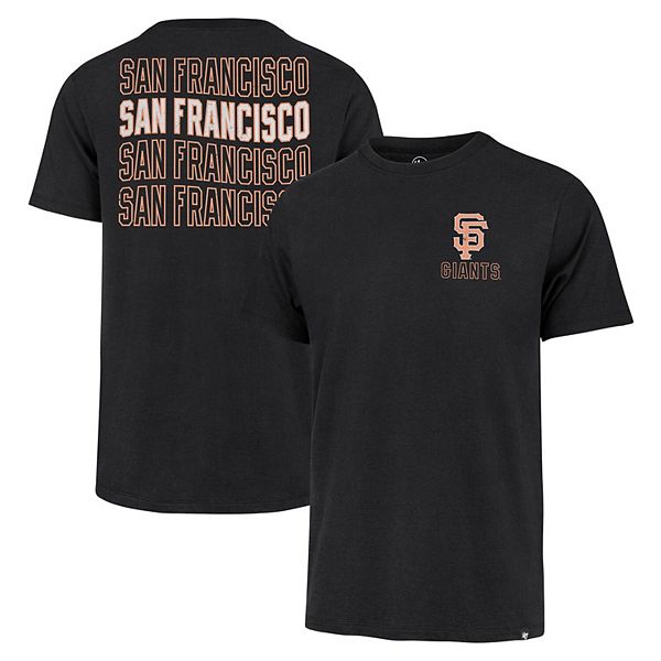 

Мужская футболка '47 black San Francisco Giants Hang Back Franklin Unbranded