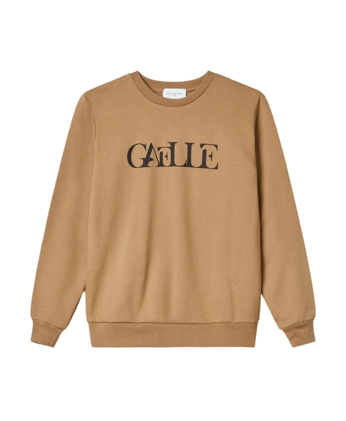 

Коричневая хлопковая блузка с длинными рукавами Gaã«Lle Paris, коричневый