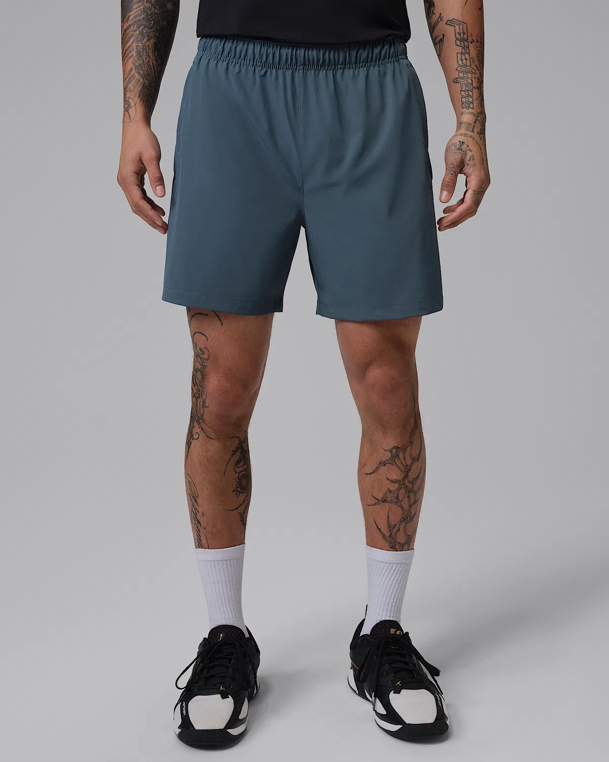 Мужские шорты Dri-FIT с подкладкой Jordan Sport Flightweight, Ash Green/Black