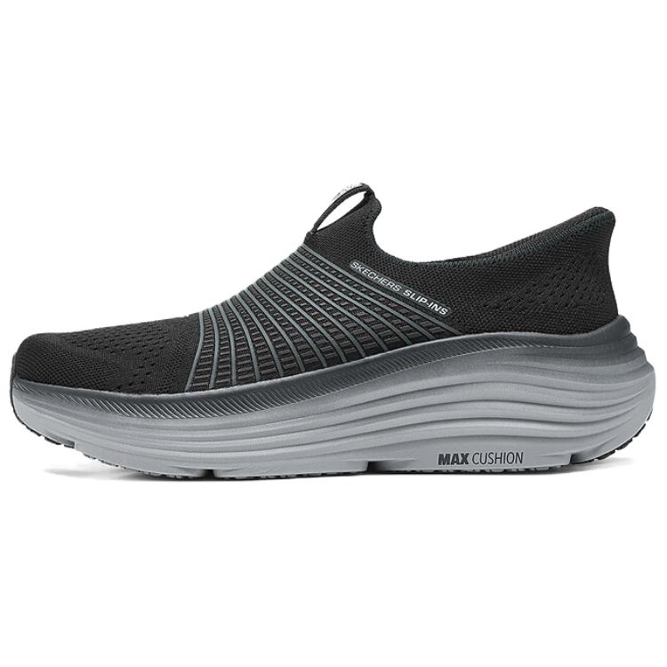 

Skechers Мужские повседневные низкие туфли MEN'S GO, цвет черный-серый