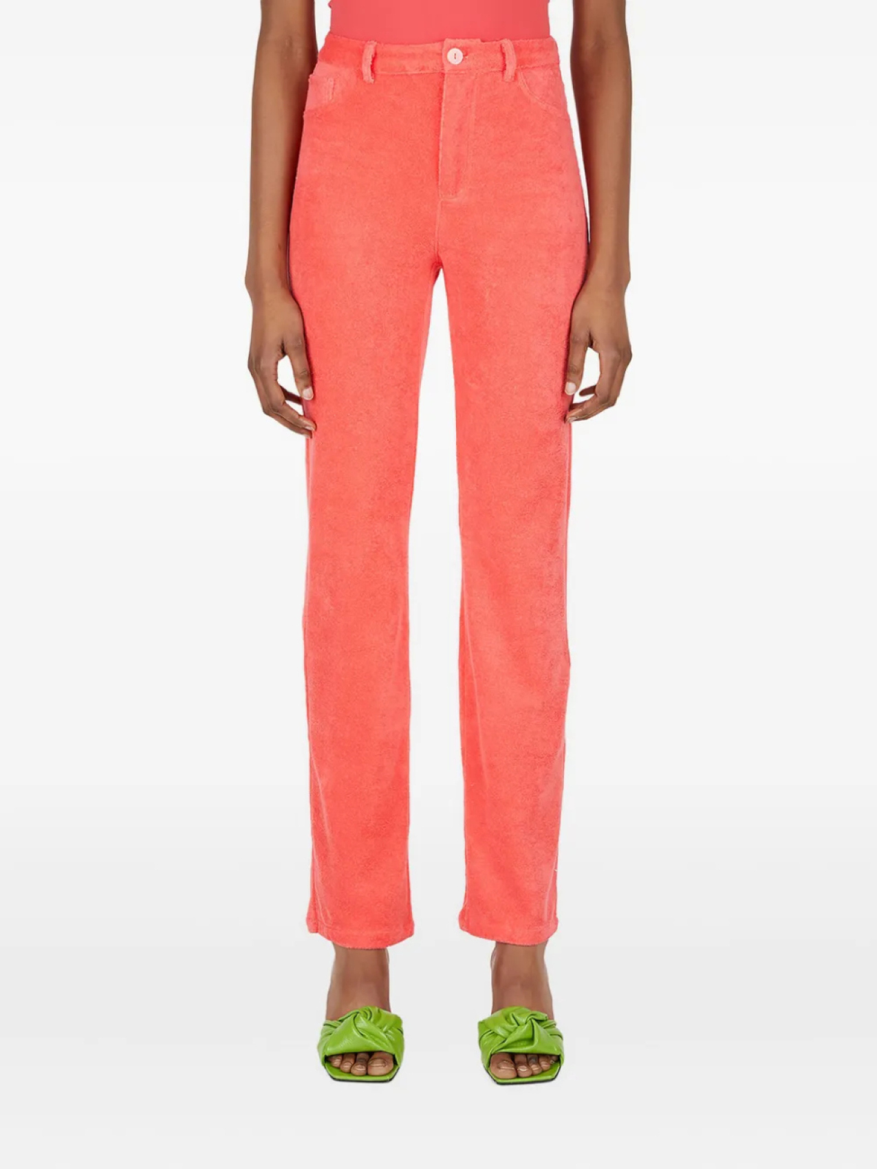 

Мейси Вилен Терри псевдодокументальные джинсы Maisie Wilen, красный