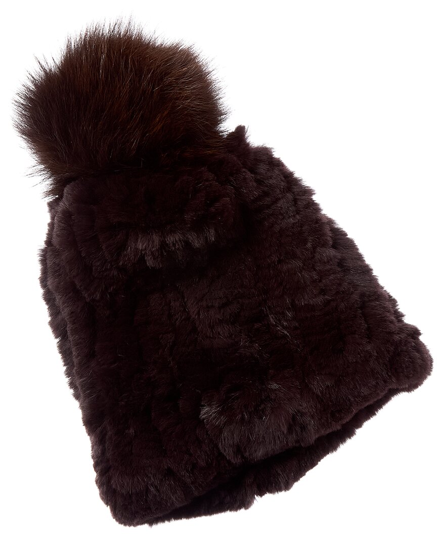 

Вязаная шапка из софиакашемира Sofiacashmere, коричневый