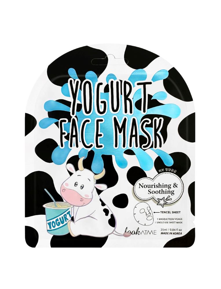 

Тканевая маска для лица yogurt tencel face mask Look At Me, количество 1 шт.