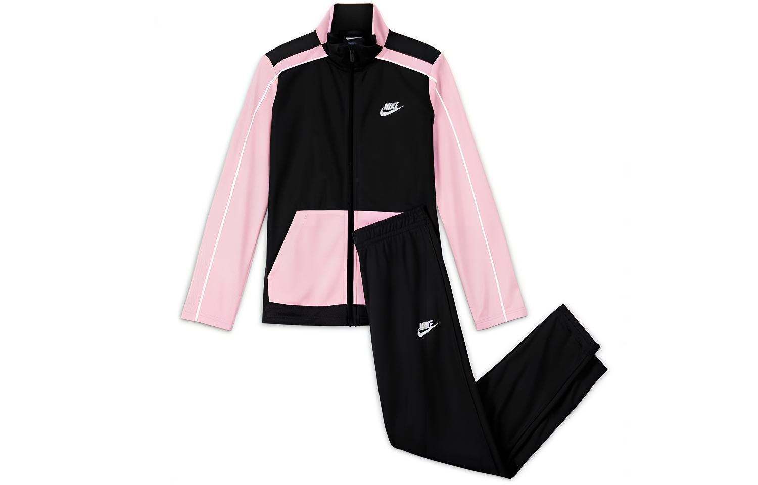 Nike Повседневный спортивный костюм Pink/Black для детей — фото 3