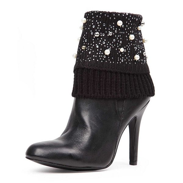

Гетры Oya bejeweled boot toppers Memoi, Black
