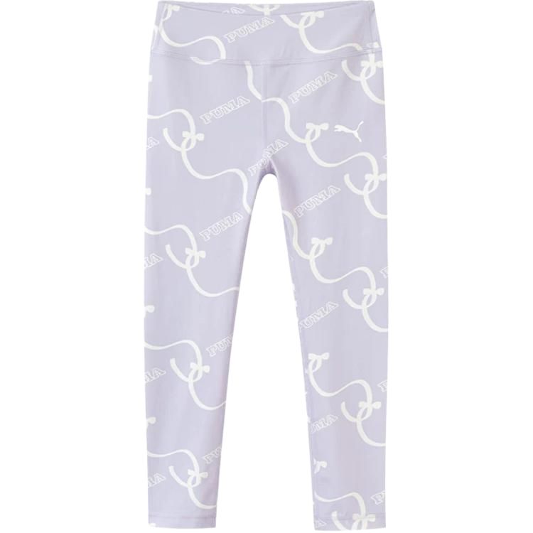 

PUMA Леггинсы Sportstyle Collection LEGGINGS для детей 3-7 лет фиолетово-белый тон