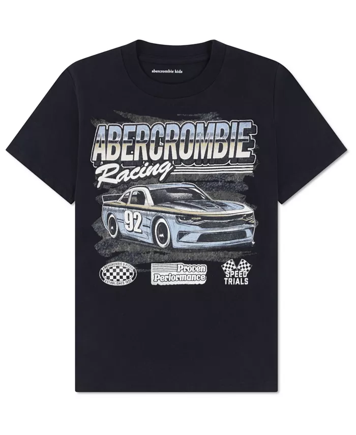 

Мальчиковая футболка Fast and Furious Abercrombie Kids, черный
