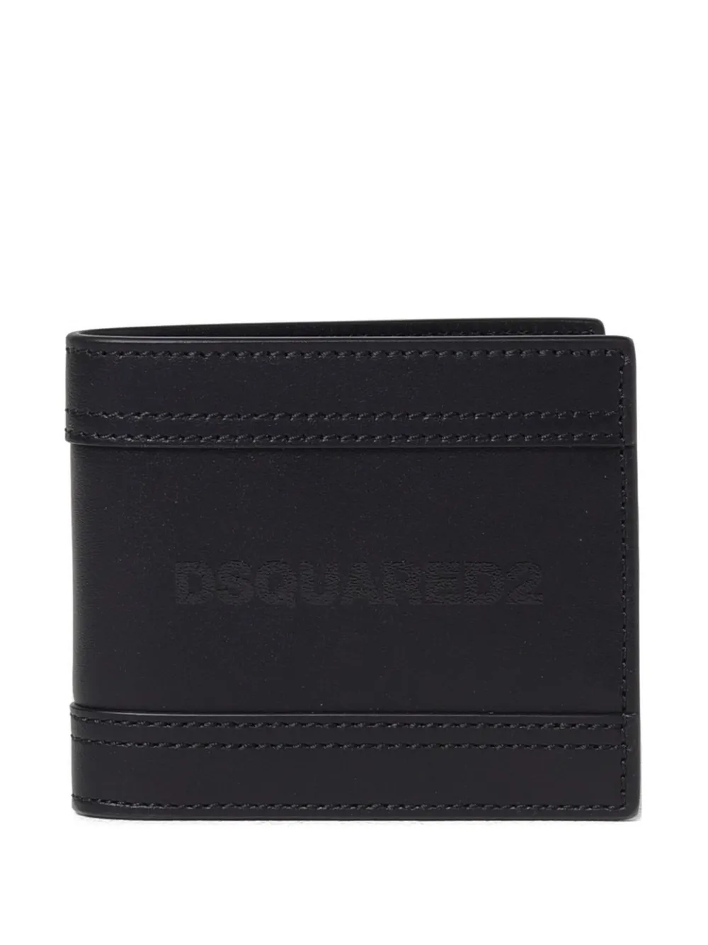 

Тисненый кошелек Dsquared1, черный