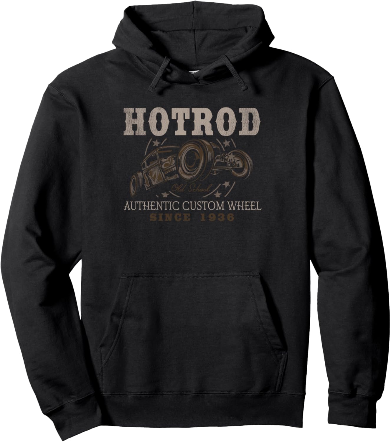 

Винтажная толстовка в стиле олдскул для хот-рода Hot Rod Swag, черный