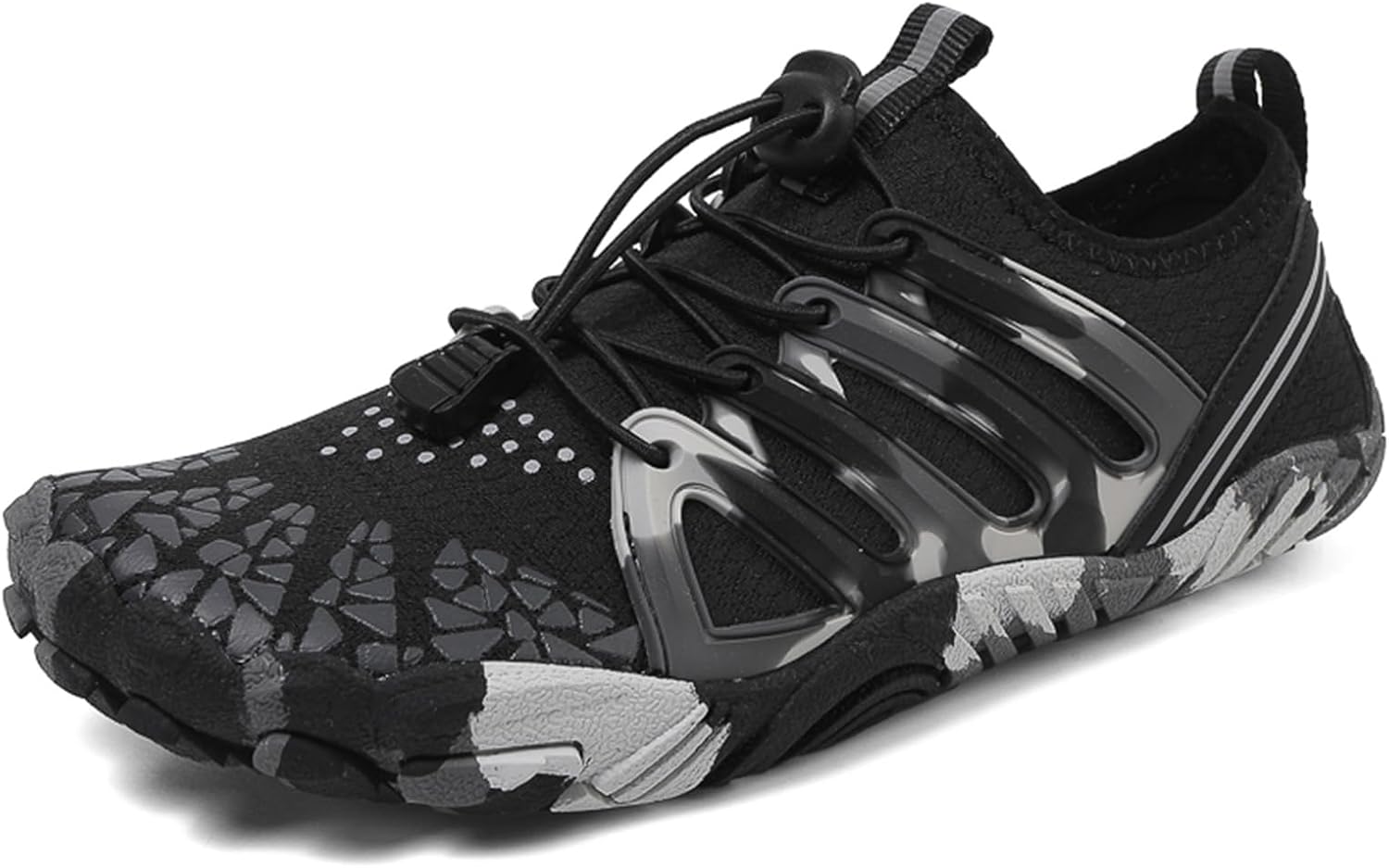 

Кроссовки для пеших прогулок для женщин и мужчин с широкой носочной частью Rianclud, черный