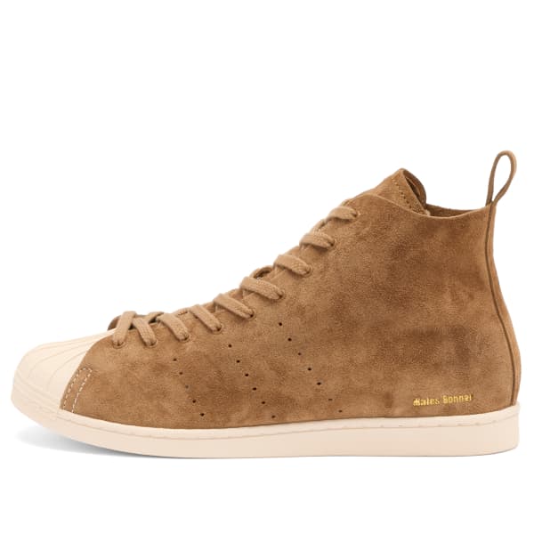 

Adidas X wales bonner superstar hi, night коричневый & chalk белый