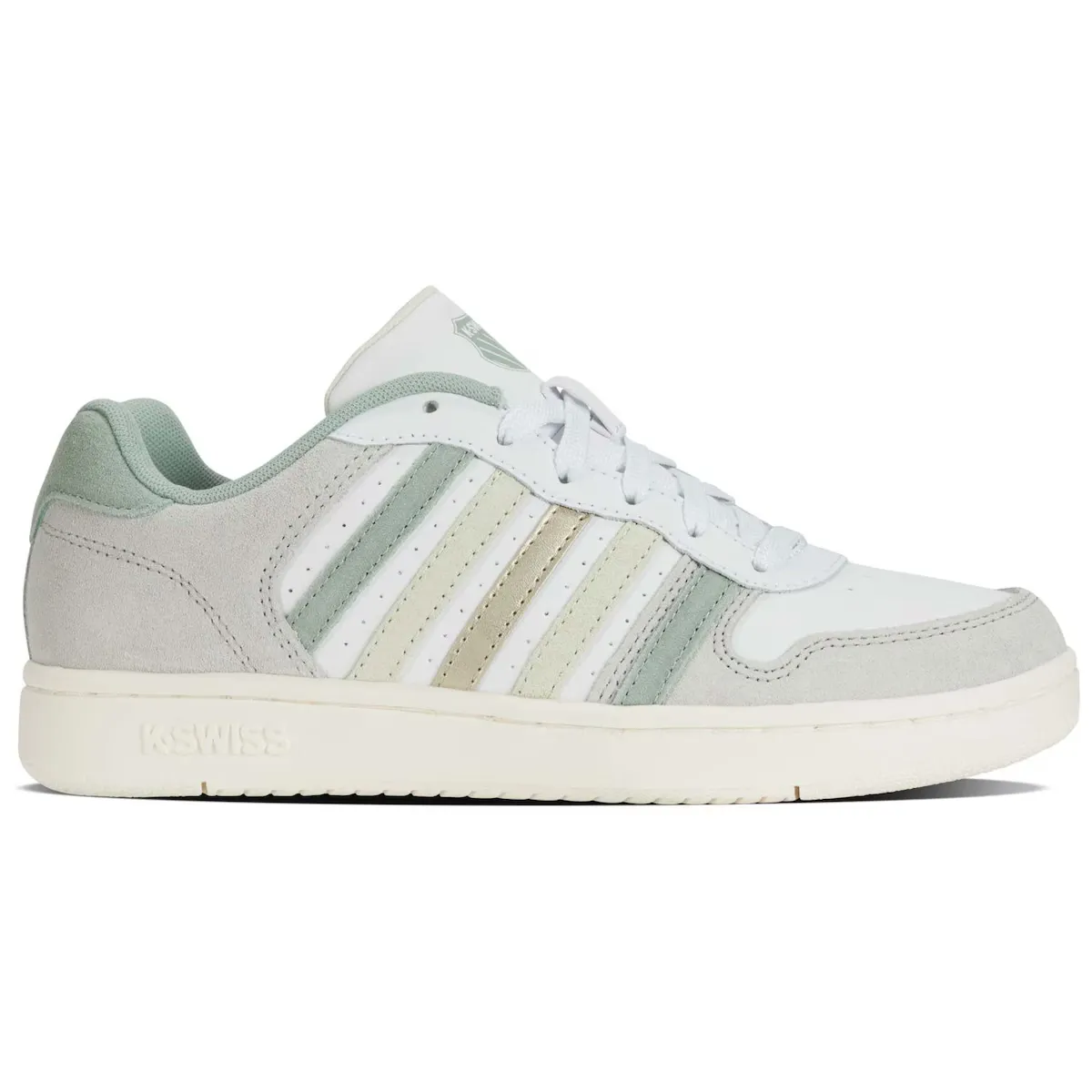 

Женская повседневная обувь COURT PALISADES K· Швейцарский K-Swiss, белый/бирюзовый