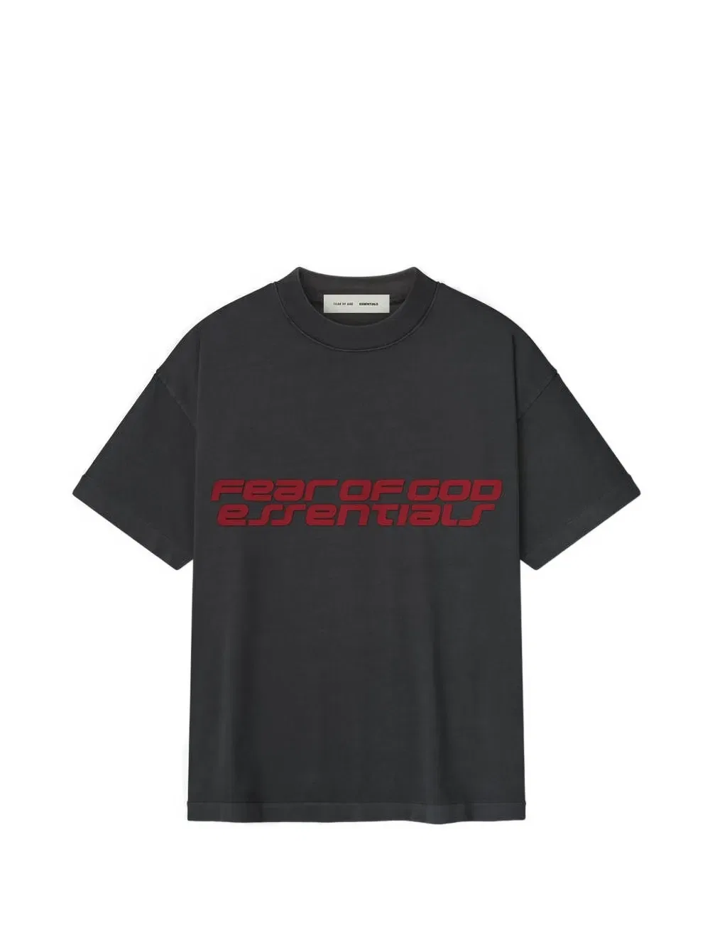Футболка с цифровым рисунком Fear Of God Essentials Kids, серый