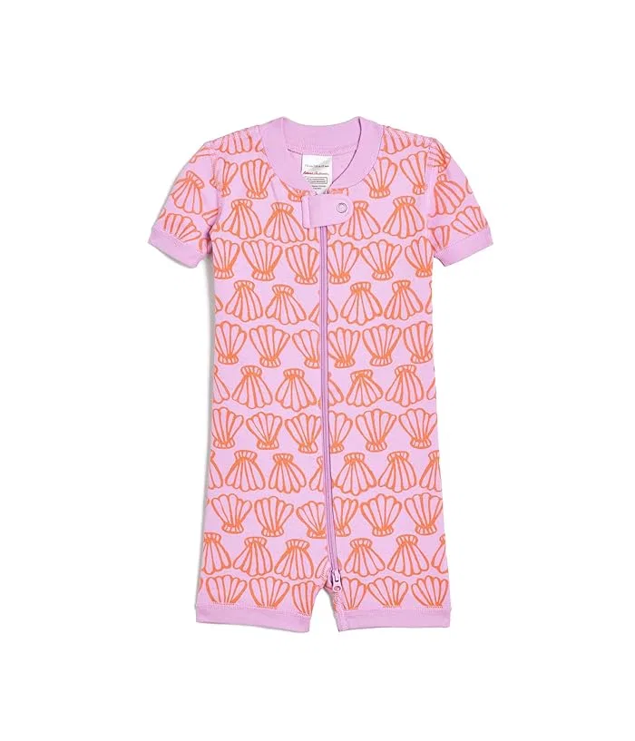 Пижама-слип с коротким рукавом HannaJams Print Shortie Sleeper Hanna Andersson, Universe on Ecru