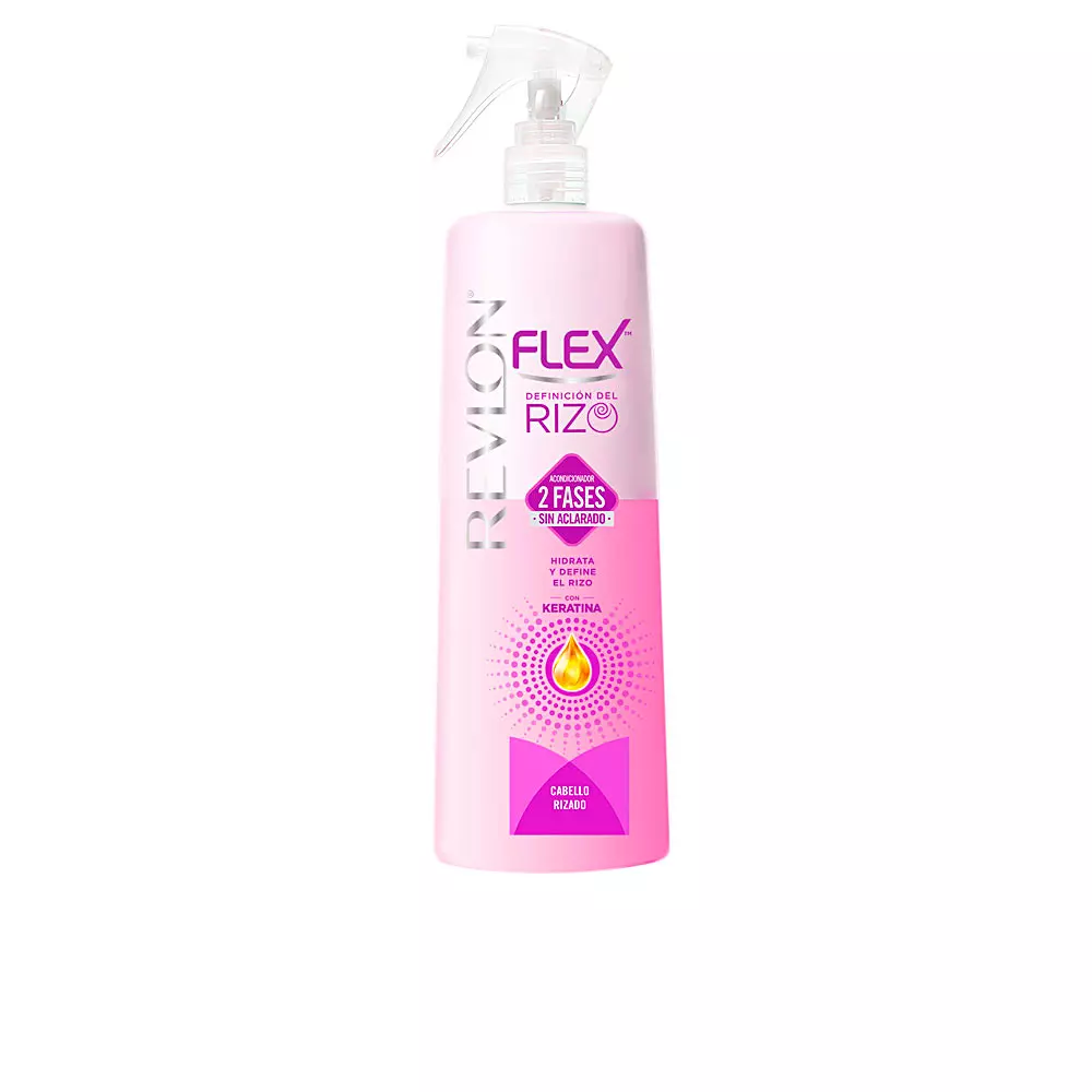 

Кондиционер для волос Flex 2 fases acondicionador definición rizos Revlon Mass Market, 400 мл.