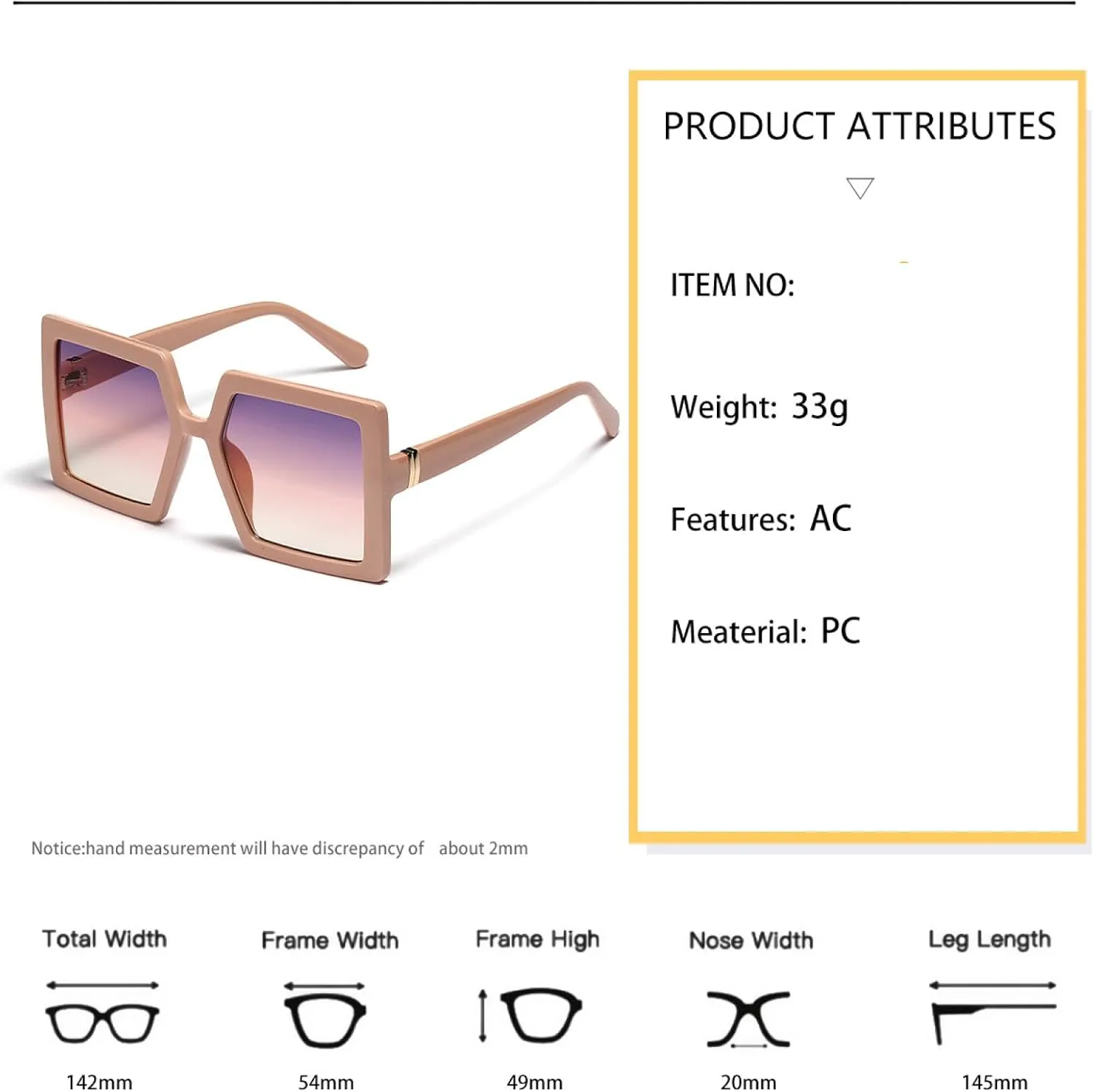 

Ретро-солнцезащитные очки для мужчин и женщин, большие оправы, винтажные солнцезащитные очки, солнцезащитные очки с защитой от УФ-излучения UV400 TKKTLLT, Red Grey