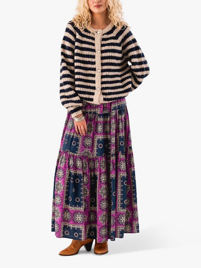 

Кардиган в полоску нова Lollys Laundry, цвет Dark Blue/Cream
