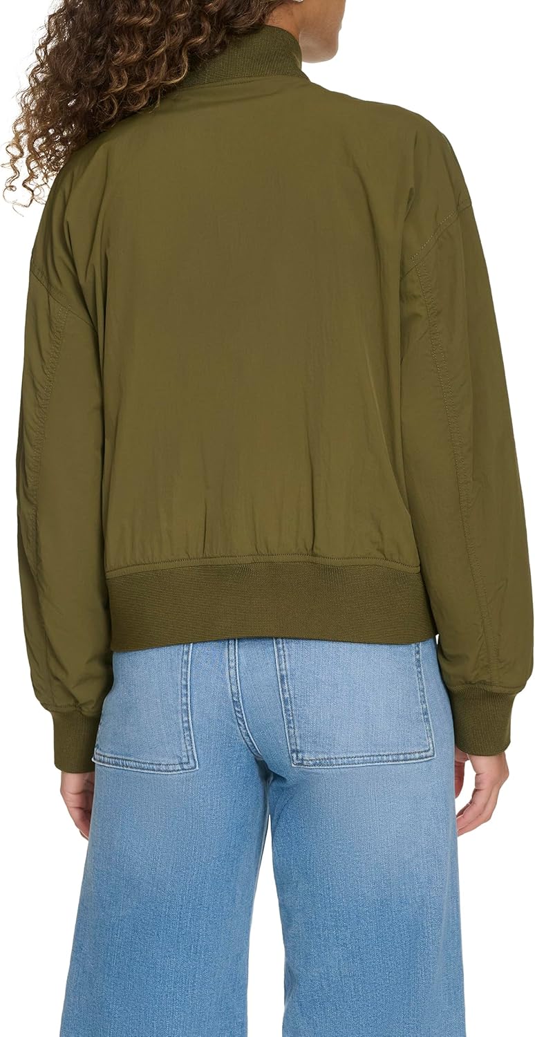 Levi's Женская облегченная короткая куртка-бомбер, Army Green — фото 4