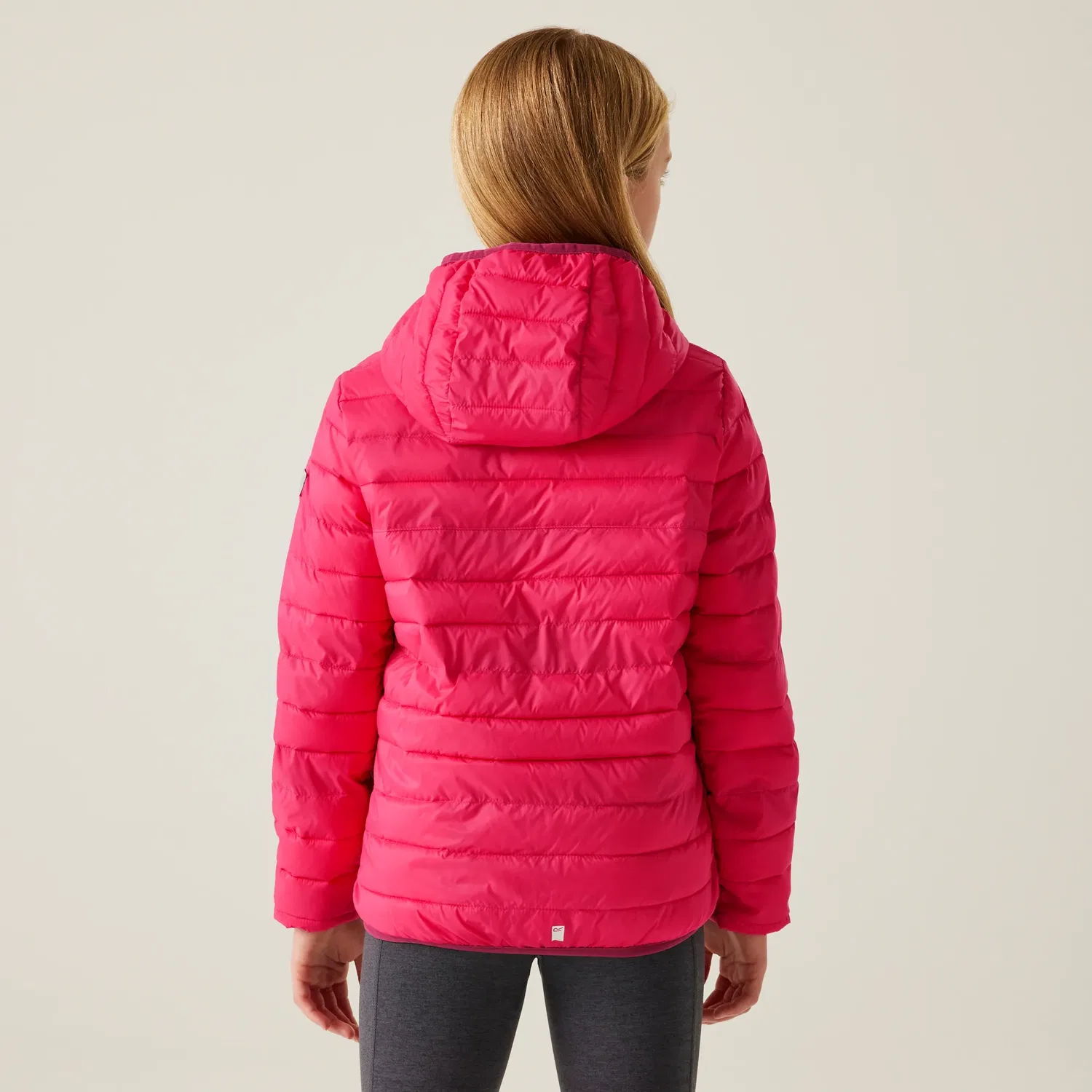 Детская куртка Regatta Hillpack Padded Hooded Jacket, розовый — фото 2
