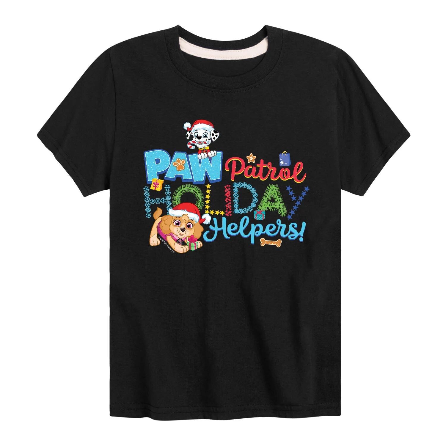 

Футболка PAW Patrol Holiday Helpers для мальчиков 8–20 лет PAW Patrol, черный