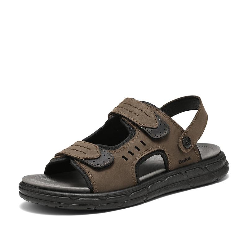 

BAKE Пляжные сандалии мужские коричневые