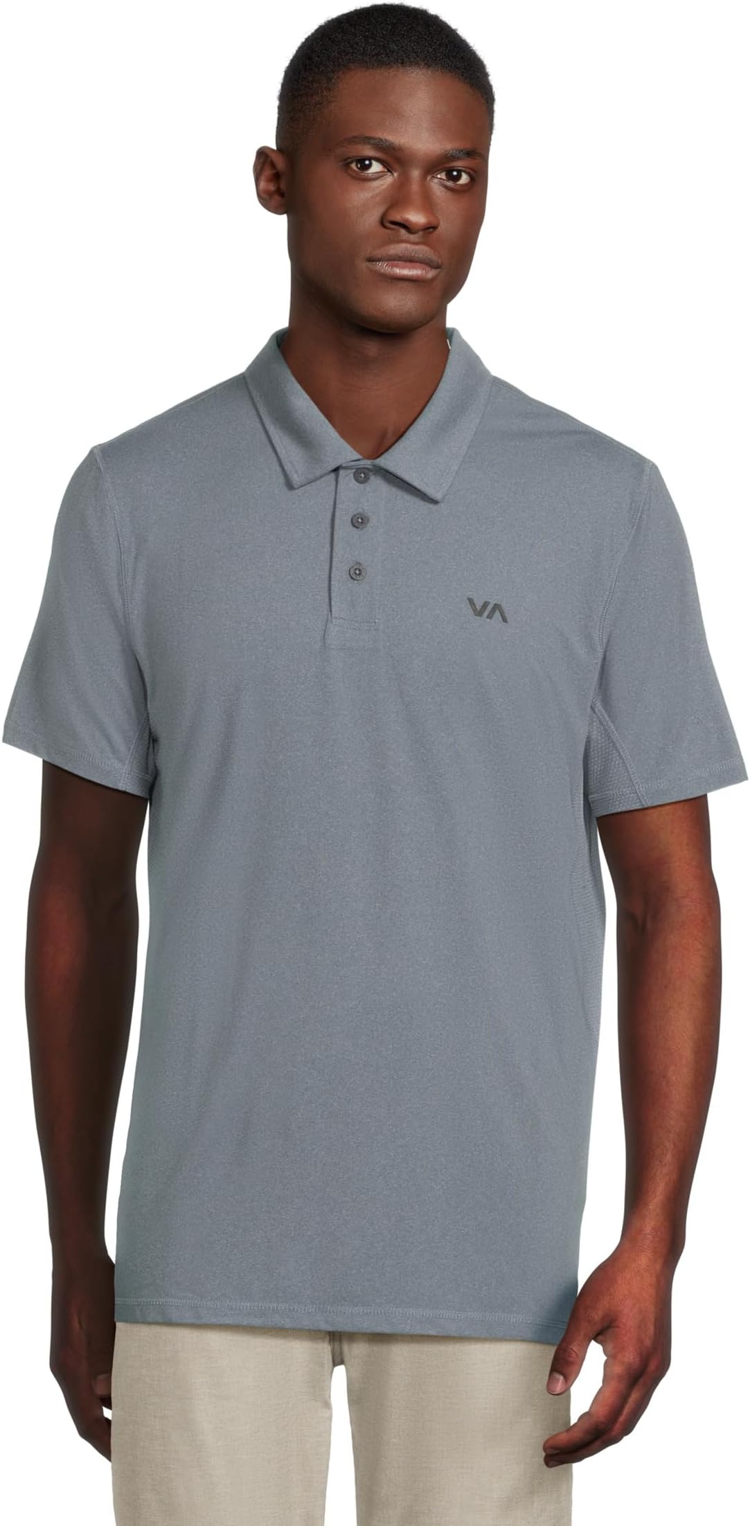 

Поло RVCA Sport Vent Polo, цвет Vintage Navy Heather
