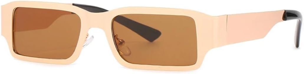 

Солнцезащитные очки с защитой UV400 | Металлические градиентные линзы в стиле панк | для женщин и мужчин, для занятий спортом на открытом воздухе и вождения DSVIGF, C2