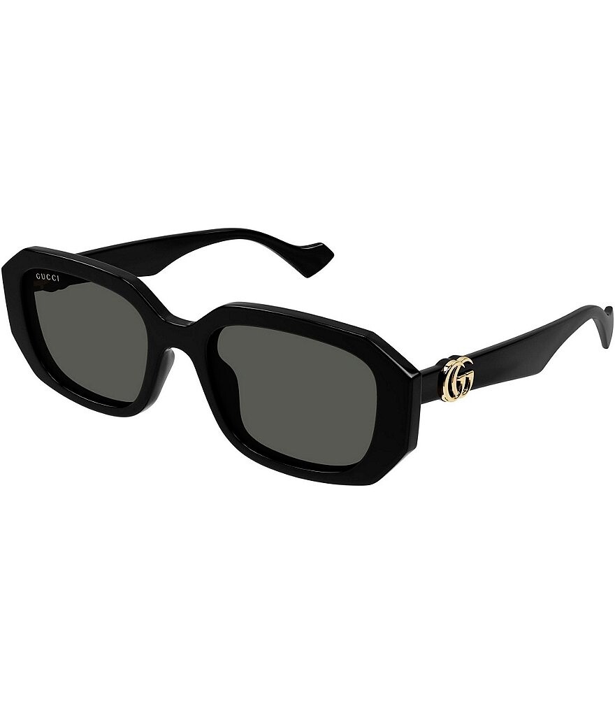 

Женские прямоугольные солнцезащитные очки Gucci GG Generation Light 54 мм, черный
