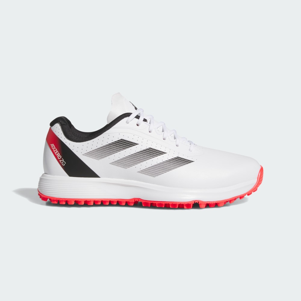 

Кроссовки Adidas Adizero ZG Spikeless Golf Shoes Kids, цвет Cloud White/Core Black/Lucid Red