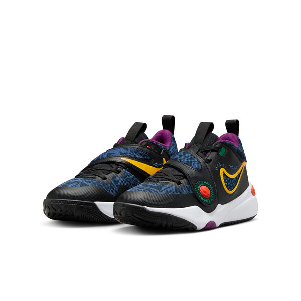 Кроссовки team hustle d 11 'black mystic navy gold' Nike, черный — фото 3