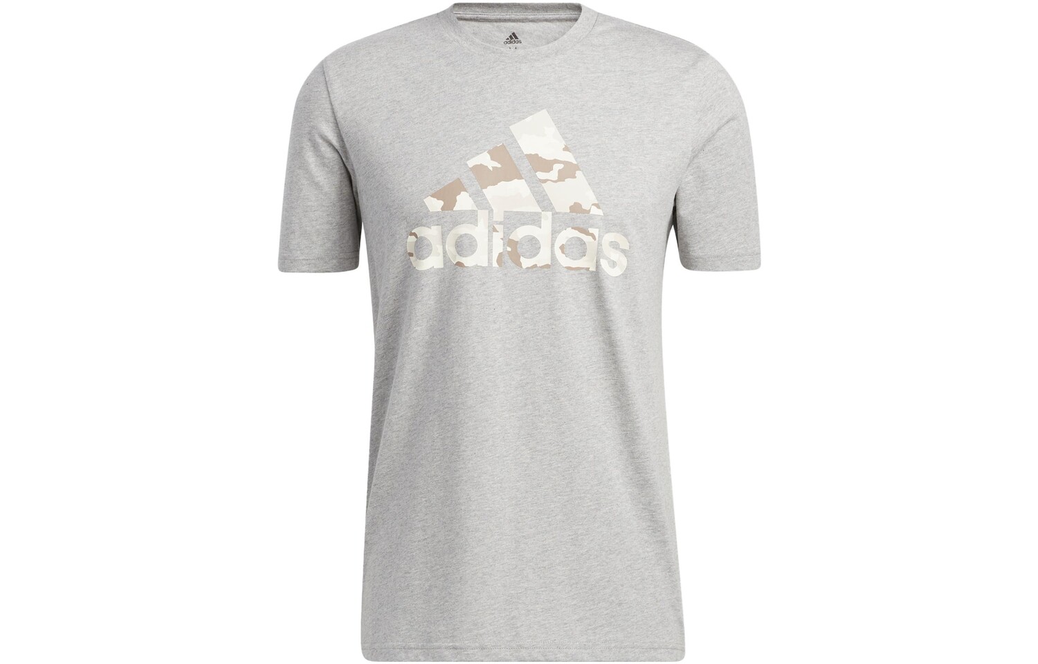 

Футболка мужская, средний, серый, меланжевый Adidas, серый