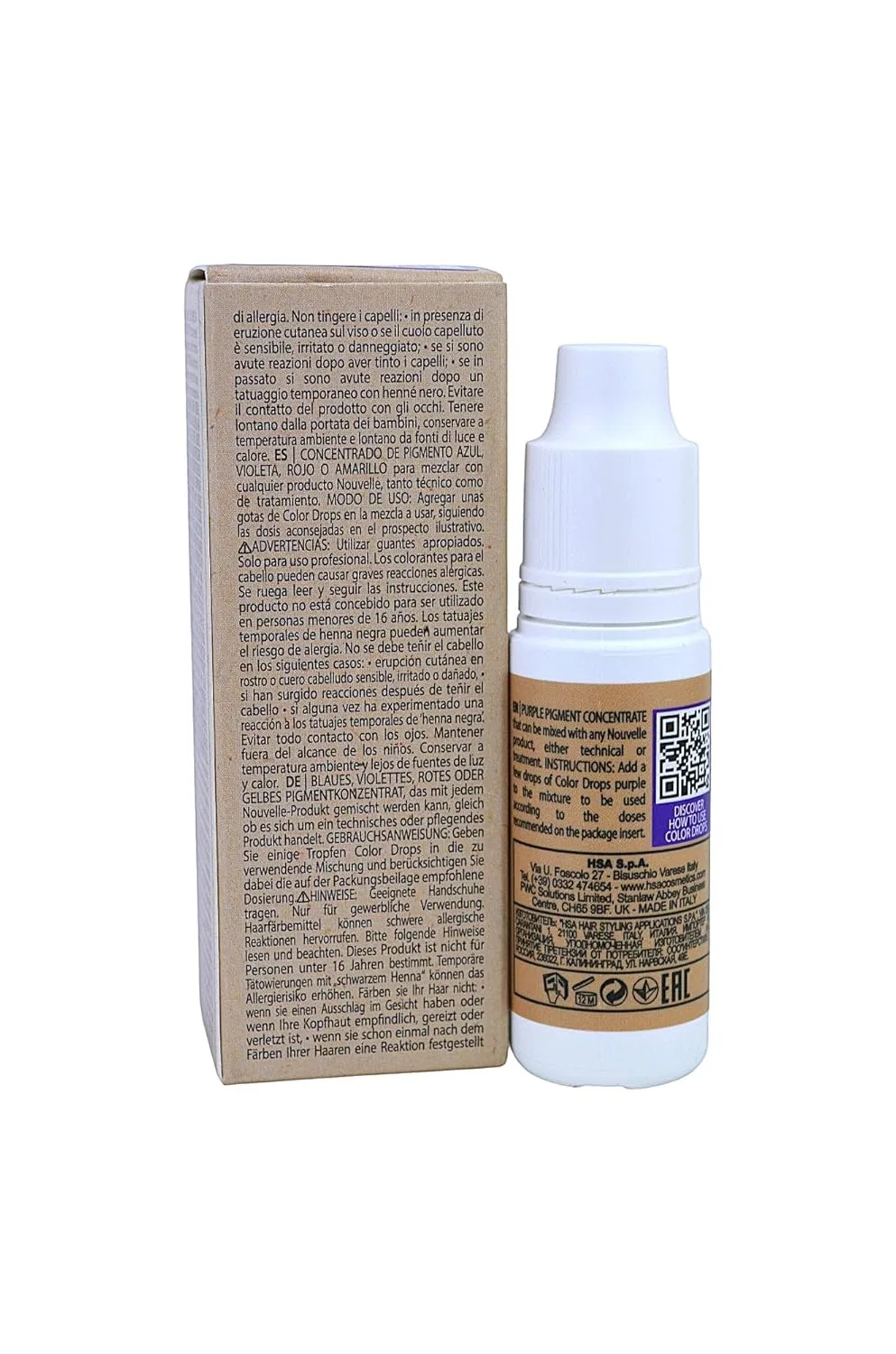 Концентрированные цветные пигменты Lively Color Drops Purple от Nouvelle ‎Nouvelle — фото 2