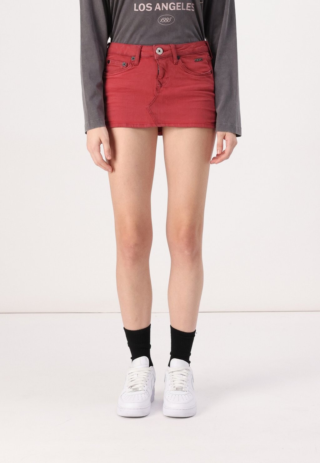 

Мини-юбка ULTRA MINI BDG Urban Outfitters, красный
