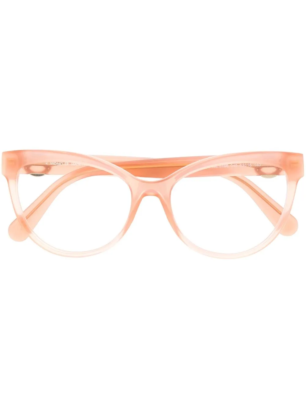

Очки в оправе 'кошачий глаз' Moncler Eyewear, розовый