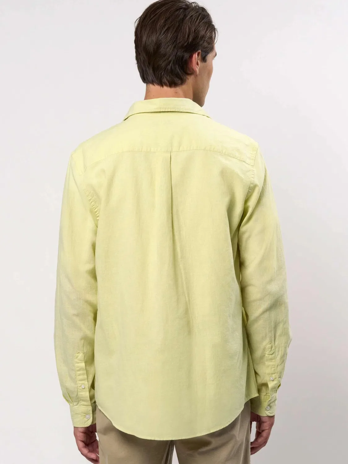 Рубашка на пуговицах стандартного кроя 'UMBOLT' U.S. Polo Assn., Light Yellow — фото 4