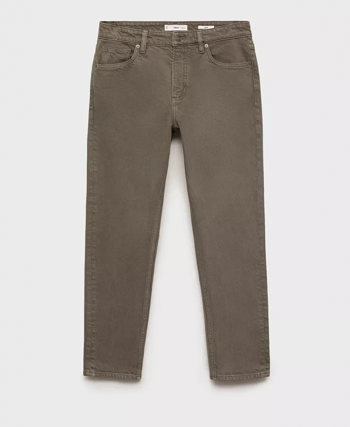 

Мужские джинсы Ben Tapered Fit Mango, зеленый