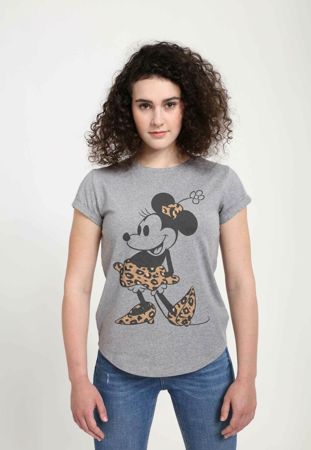 

Футболка с принтом MICKEY & FRIENDS LEOPARD MOUSE Disney, цвет Mottled Light Grey