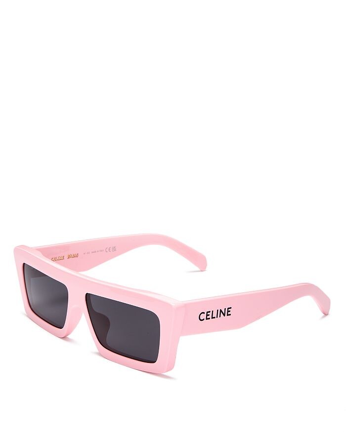 

Прямоугольные солнцезащитные очки Monochroms, 57 мм CELINE