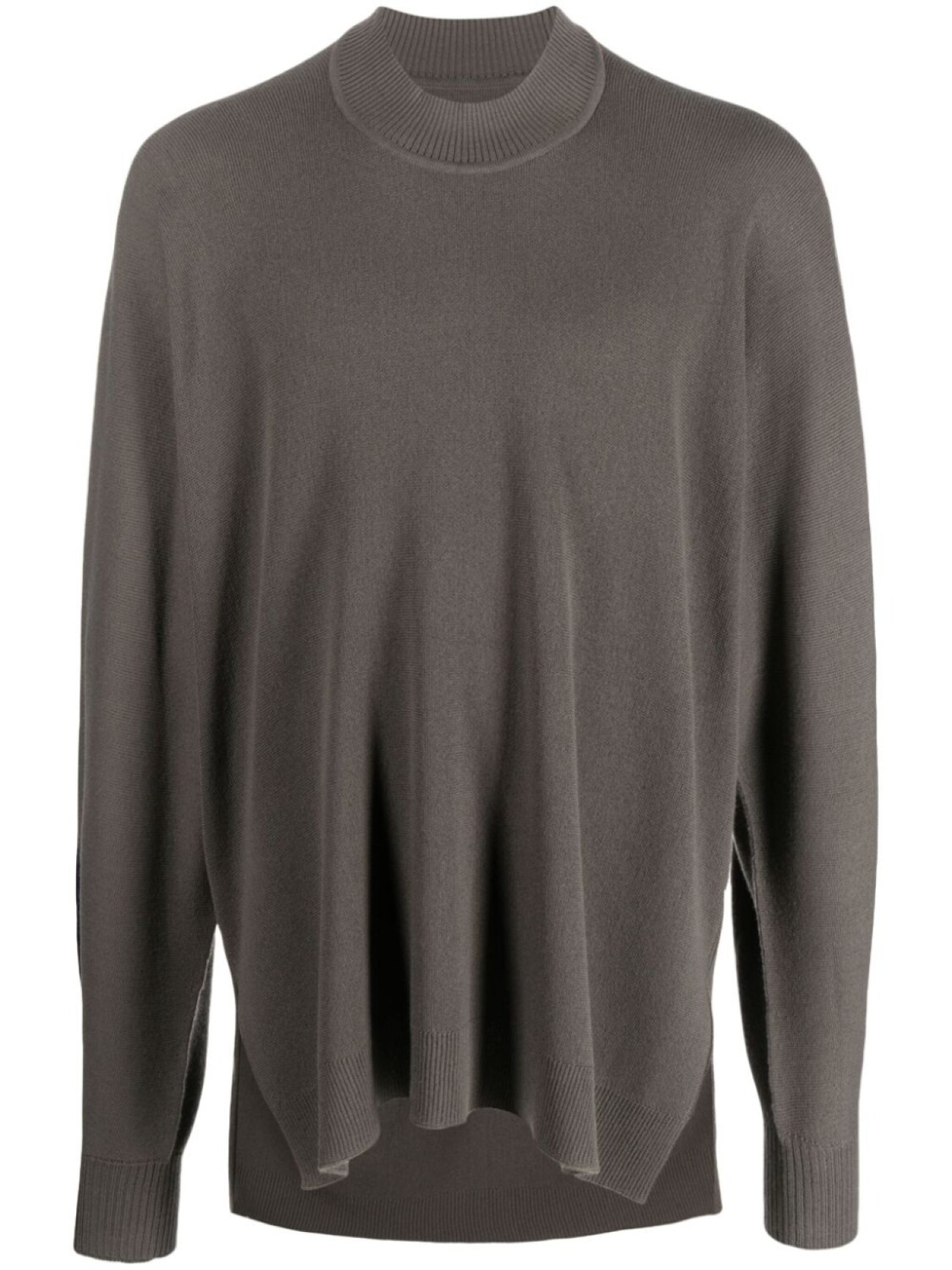 

Homme Plissé Issey Miyake шерстяной джемпер с полосками, серый