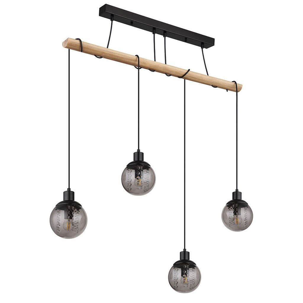 

Подвесной светильник, дерево, черный, коричневый, H 165 см Globo Lighting