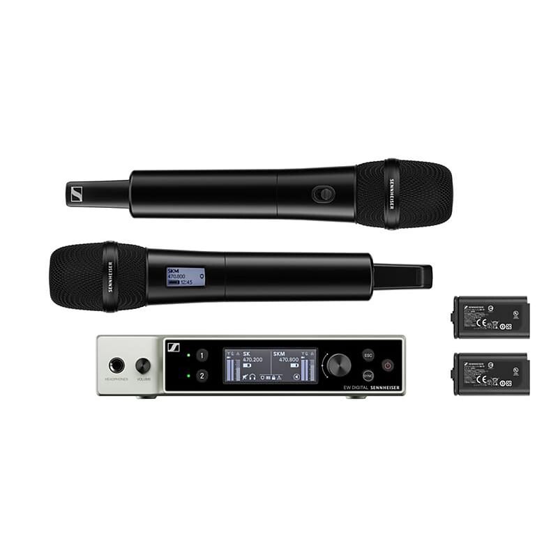 

Беспроводная система Sennheiser Sennheiser EW-DX 835-S SET - Dual Handheld Wireless System (Q1-9 Band / 470-550 MHz)