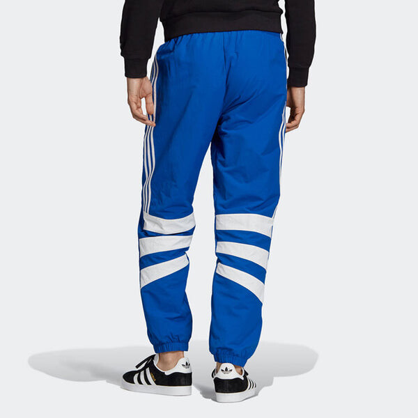 Спортивные штаны adidas Balanta Track Pants Splicing Contrasting Colors White Blue Bundle Feet Blue, синий — фото 4