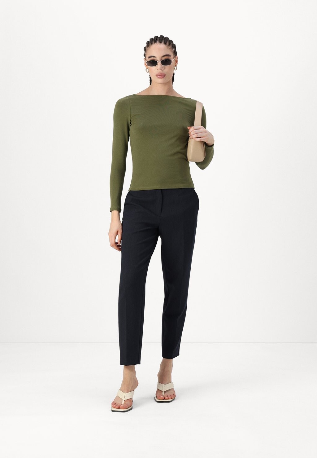 

Брюки SLFRITA RIA PANT Selected Femme, темно-синий