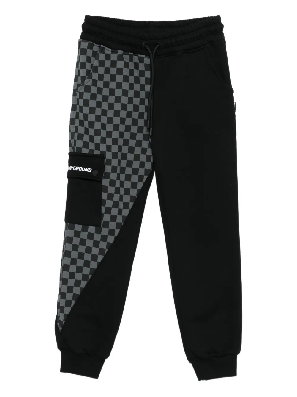 

Клетчатые спортивные брюки Sprayground Kid, черный