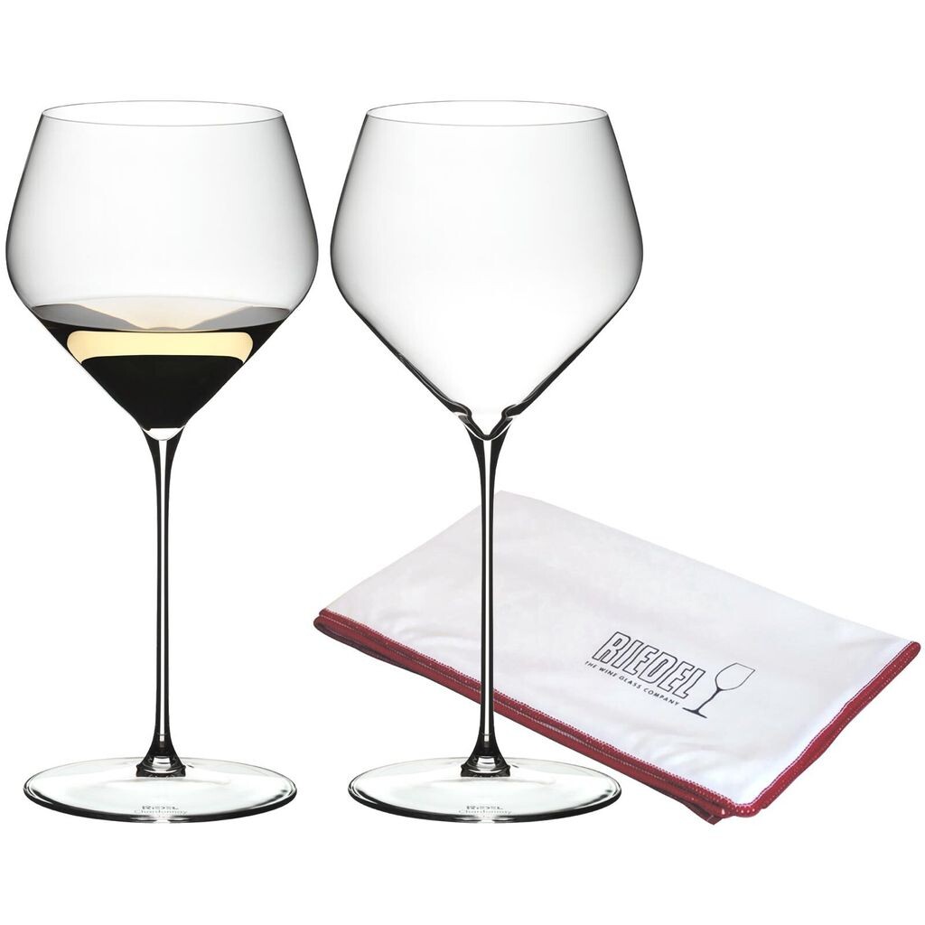 

Набор бокалов для вина Riedel VELOCE Chardonnay, 2 шт. + салфетка для полировки