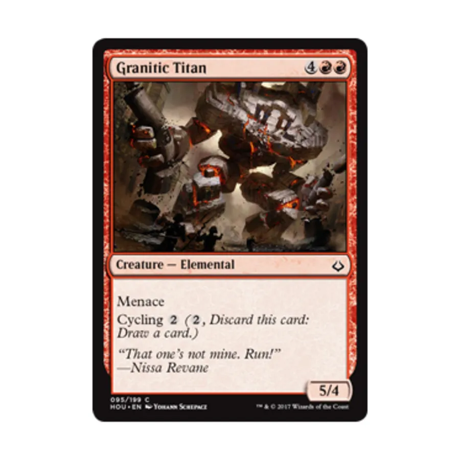 

CCG Гранитный Титан (C) (Фольга), MTG - Hour of Devastation